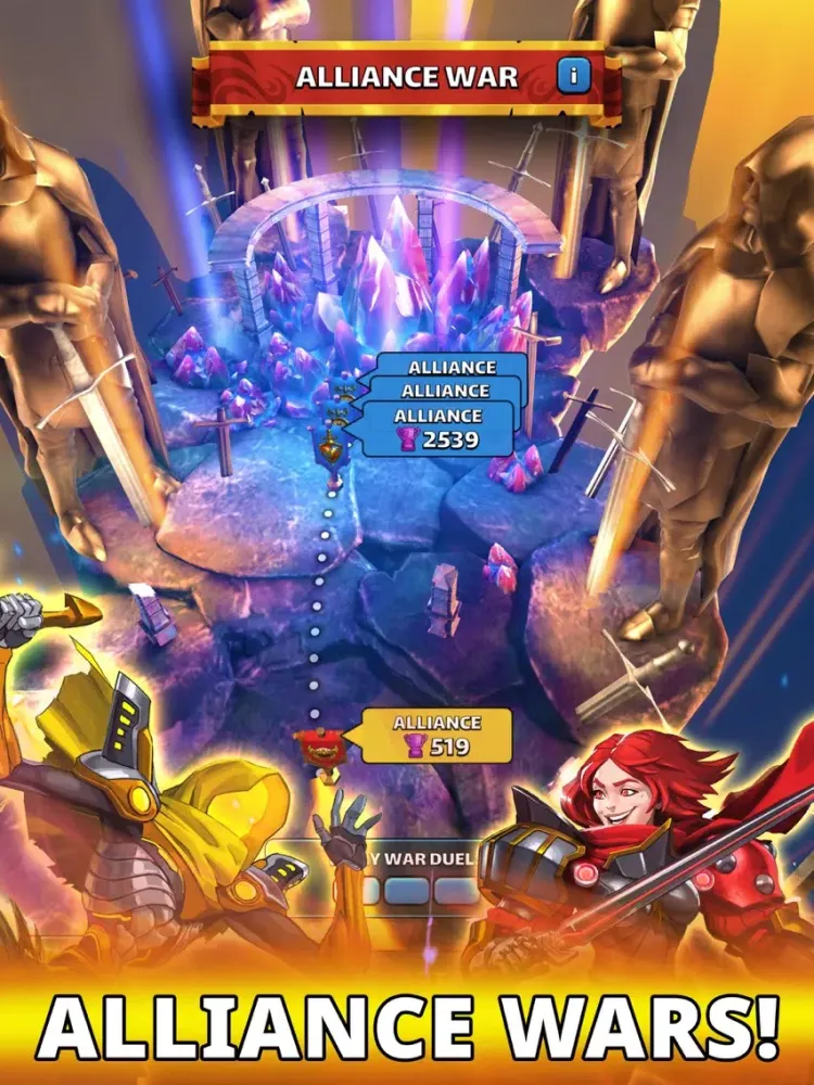 Ảnh chụp màn hình của Duel - Puzzle Wars PvP iPad 