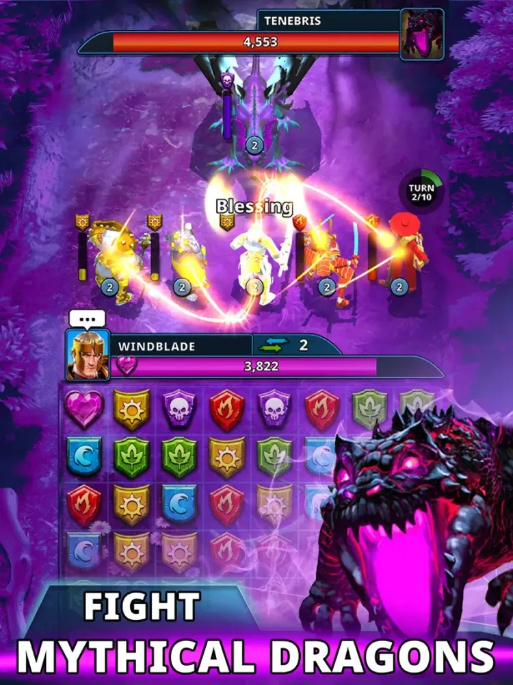 Ảnh chụp màn hình của Duel - Puzzle Wars PvP iPad 