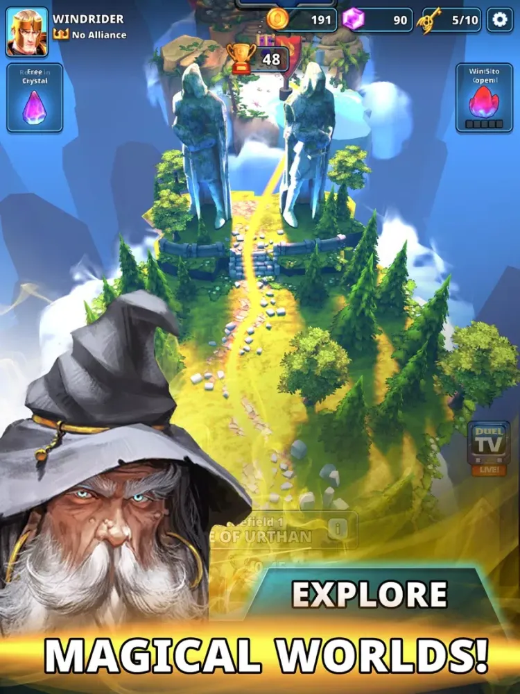 Ảnh chụp màn hình của Duel - Puzzle Wars PvP iPad 