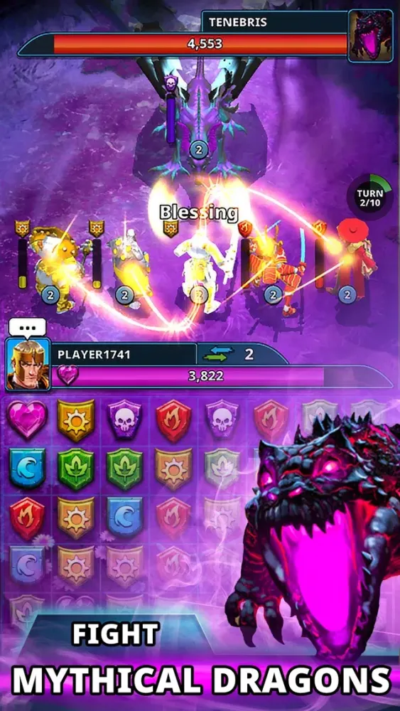 Ảnh chụp màn hình của Duel - Puzzle Wars PvP