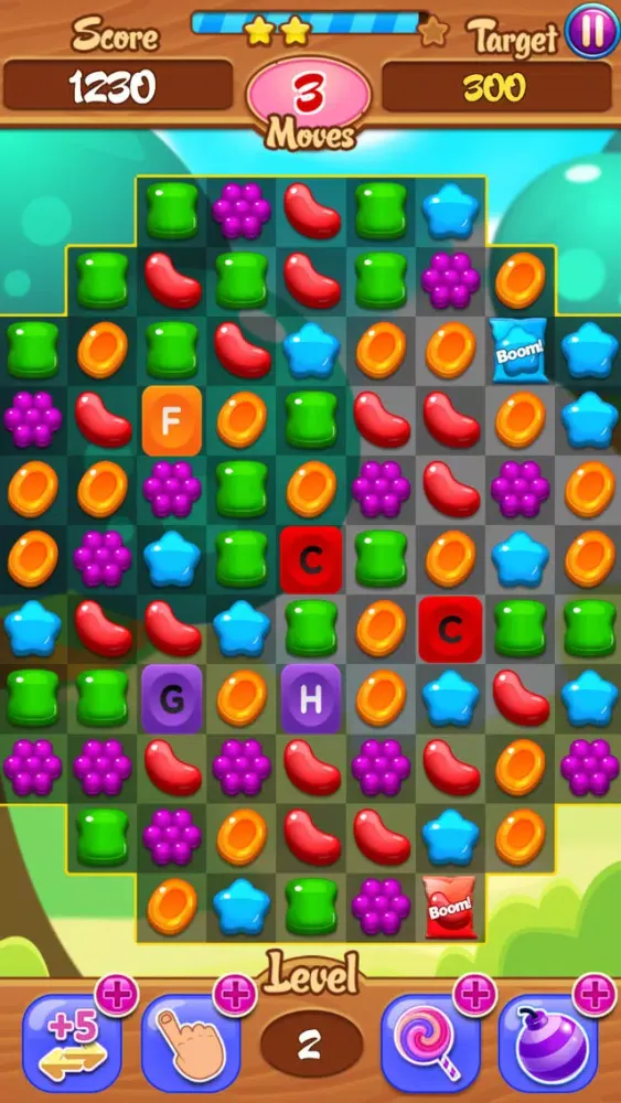 Capturas de tela do Alphabet Jelly Garden