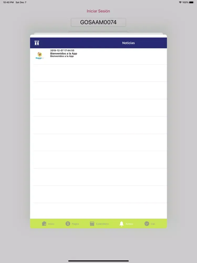Скриншоты Colegio Corabonni iPad 