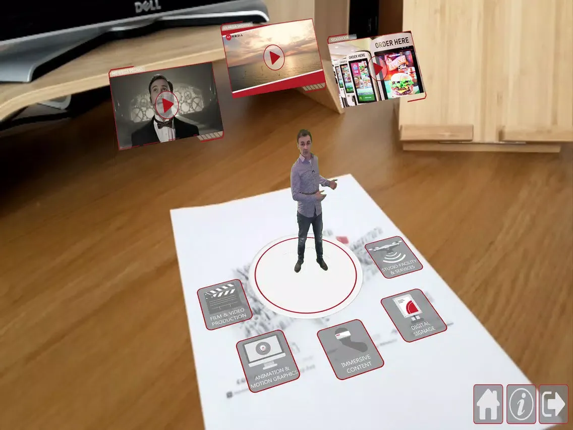 AR Media Showcase iPad  스크린샷