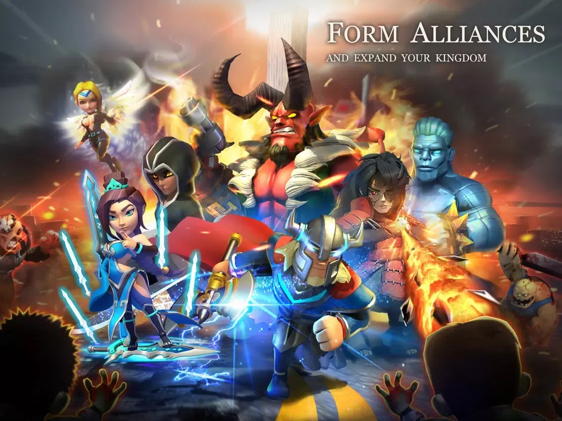 Clash of Age: Zombies Game iPad 应用截图