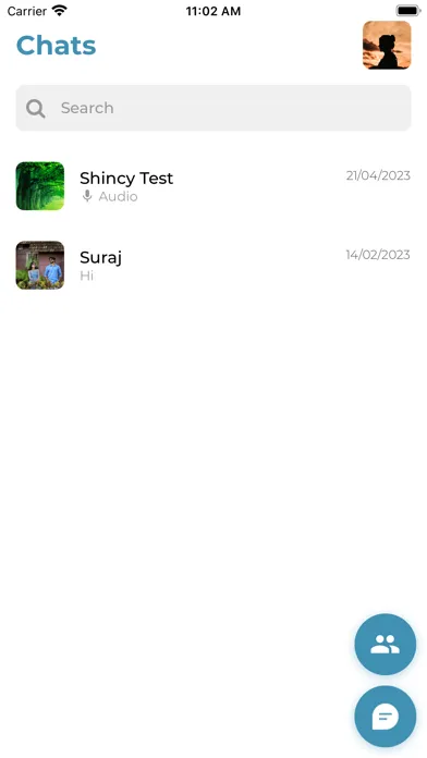 Tangkapan layar BubbleChat - let's talk