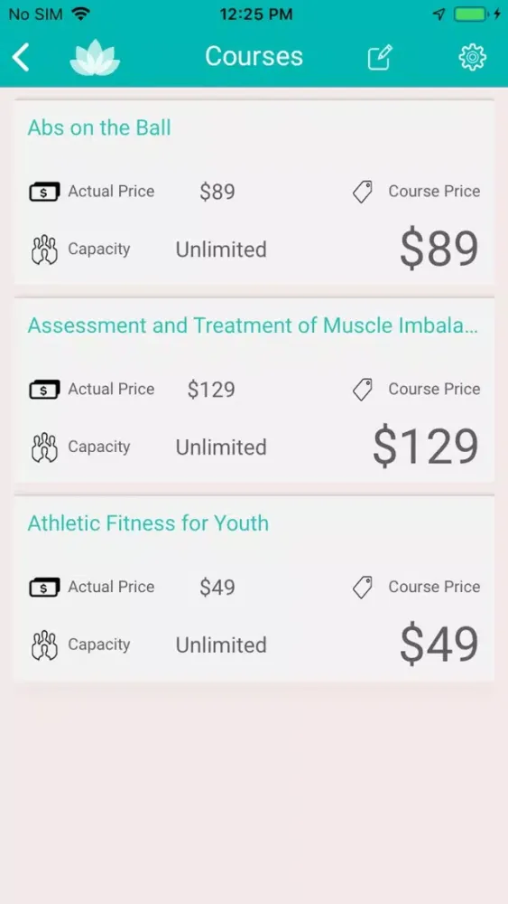 iScripts TotalFitness Provider स्क्रीनशॉट