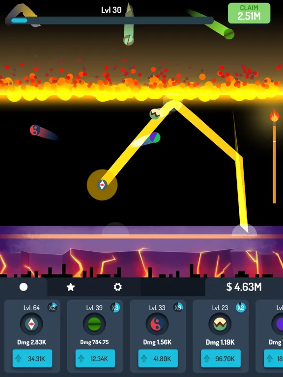 ภาพหน้าจอของ Idle Quake iPad 
