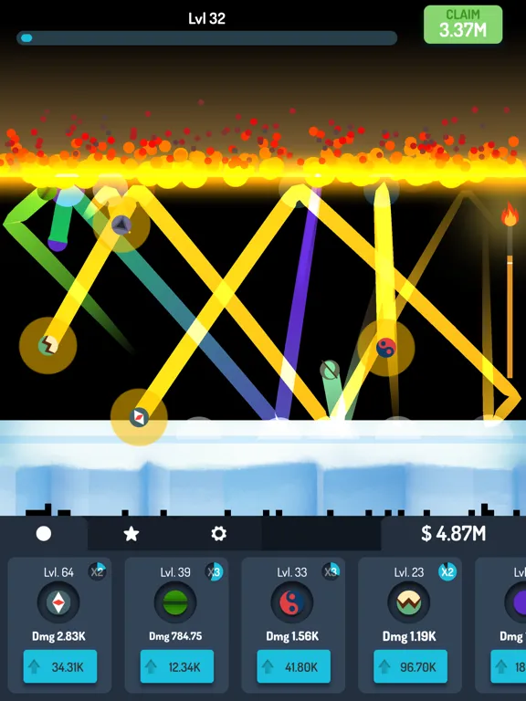 ภาพหน้าจอของ Idle Quake iPad 