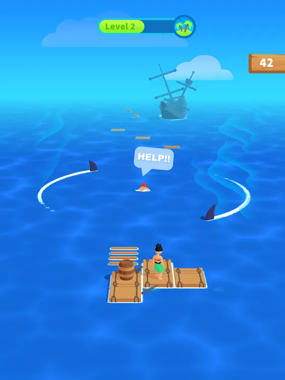 Tangkapan layar Raft & Craft iPad 