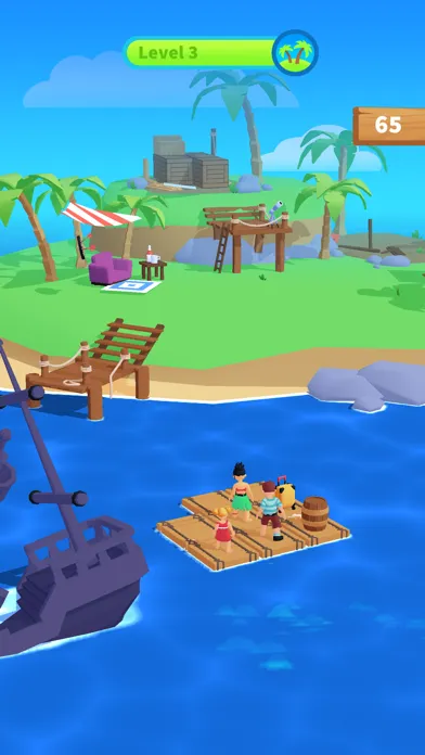 Tangkapan layar Raft & Craft