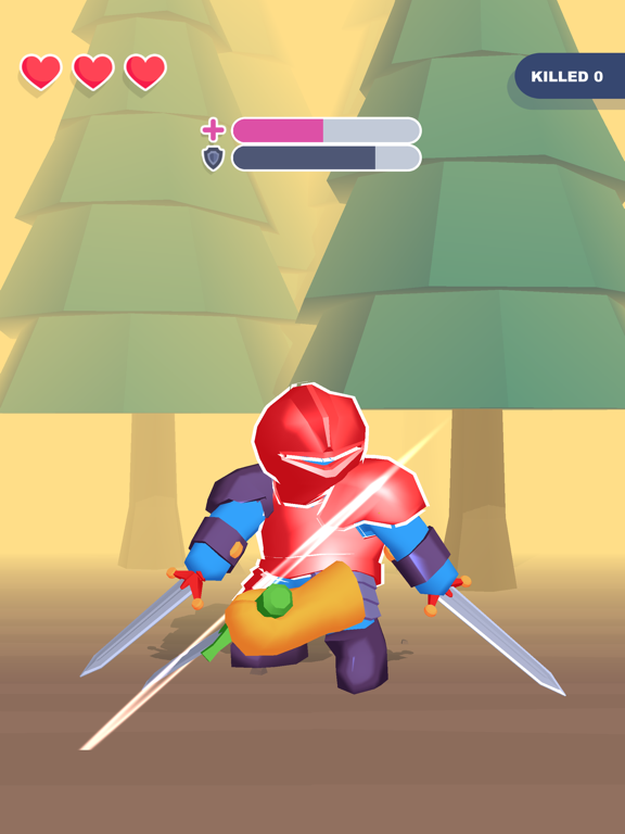 Tangkapan layar Sword Slasher iPad 