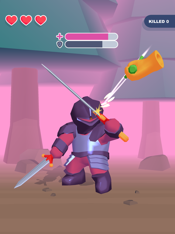 Tangkapan layar Sword Slasher iPad 