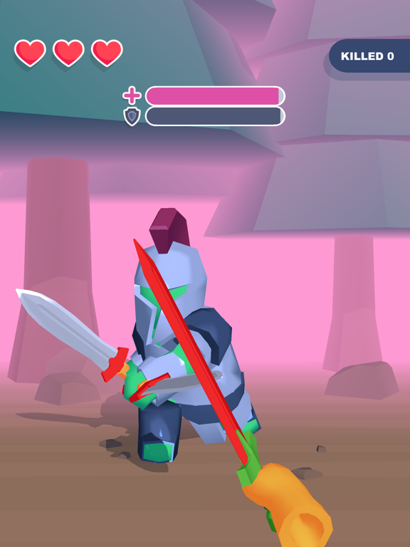 Tangkapan layar Sword Slasher iPad 