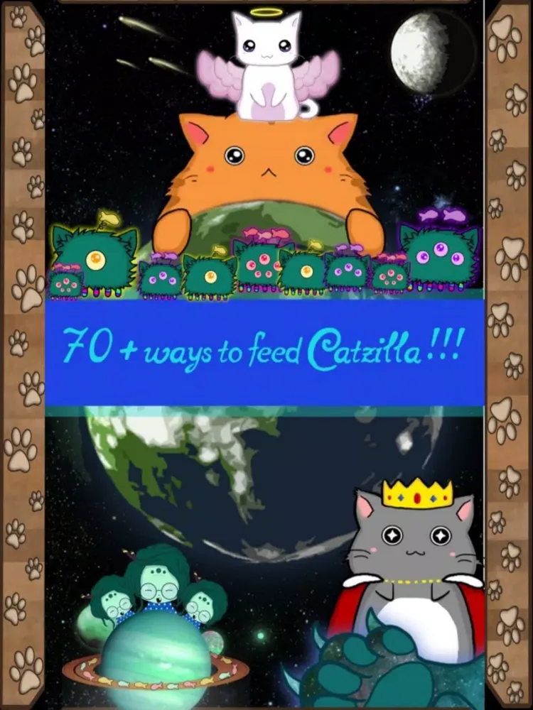 Catzilla: the fat cat clicker iPad  سکرین شاٹس