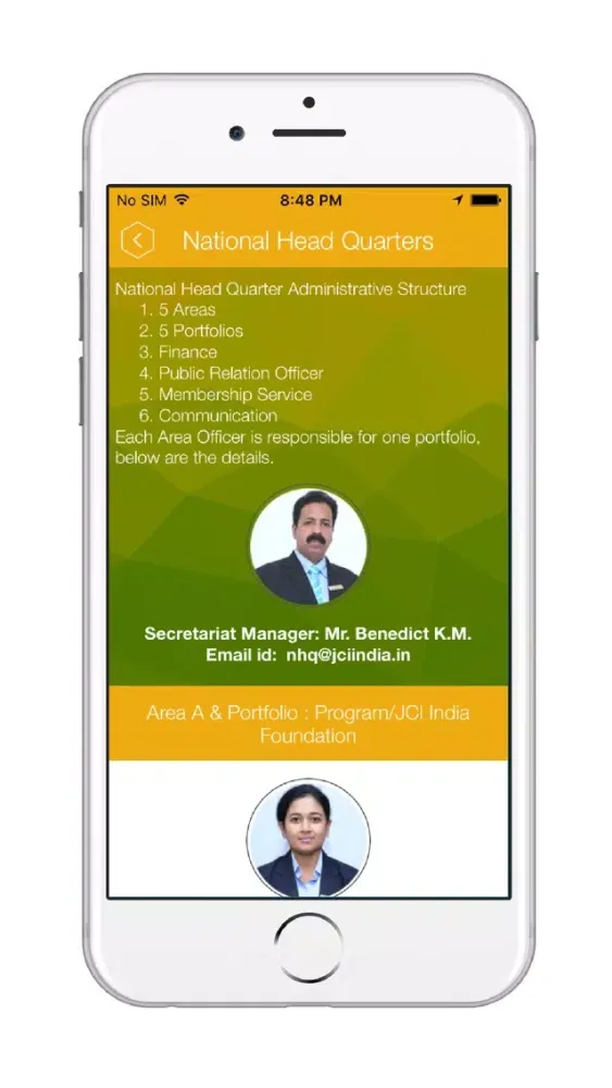 Screenshot di JCI India Zone XVII