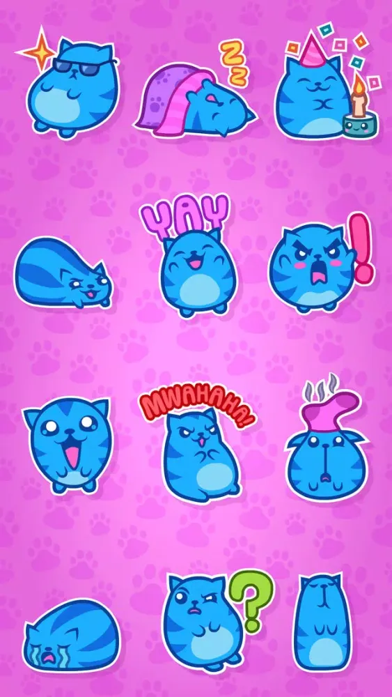 Sushi Cat Stickers スクリーンショット