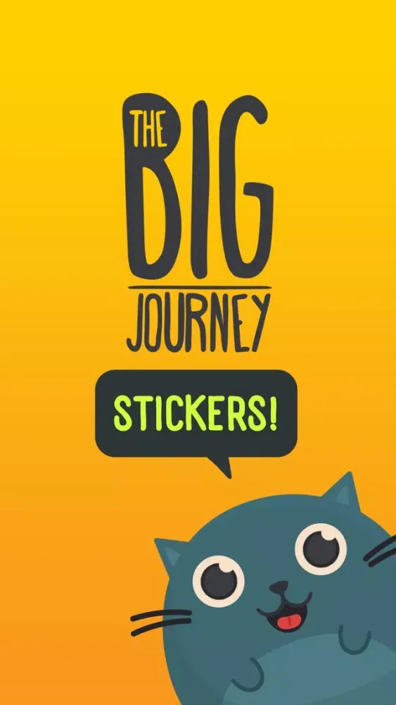 Tangkapan layar The Big Journey Stickers