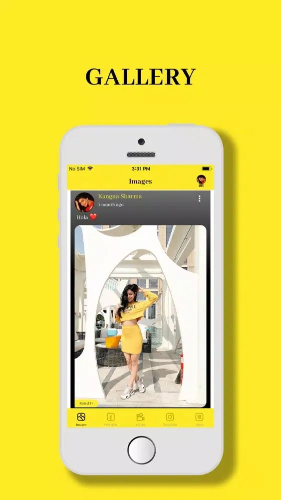 Capturas de tela do Kangna Sharma Official App