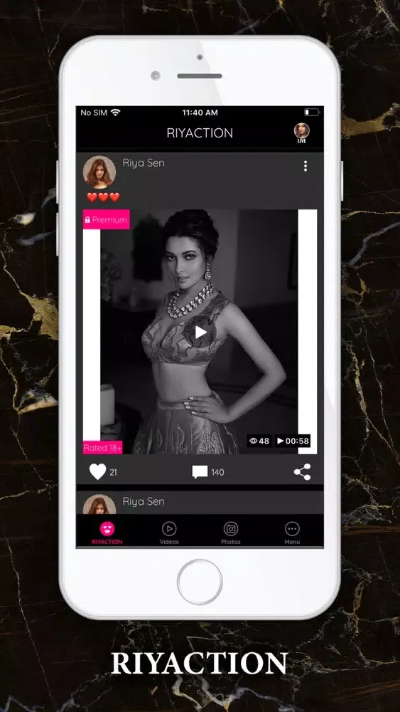 ภาพหน้าจอของ Riya Sen Official App