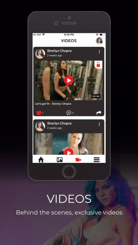 Sherlyn Chopra Official App Screenshots