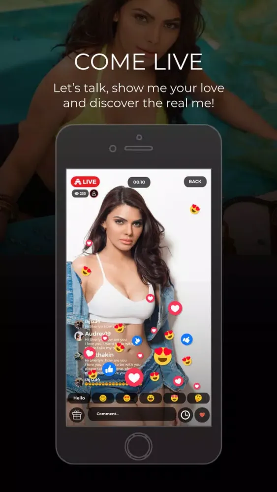 Sherlyn Chopra Official App Screenshots