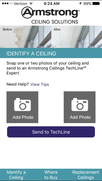 Ceiling ID スクリーンショット