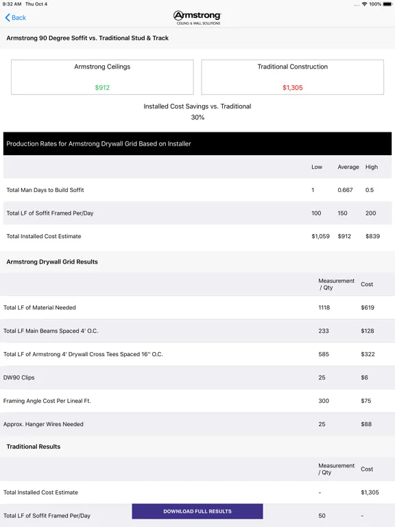 AWI Savings Calculator iPad  স্ক্রিনশট