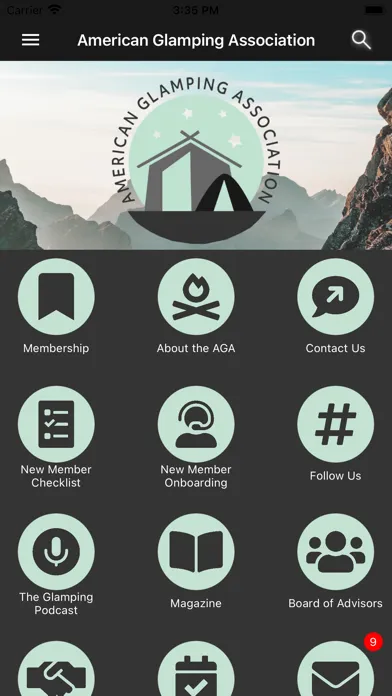 American Glamping Association Screenshots