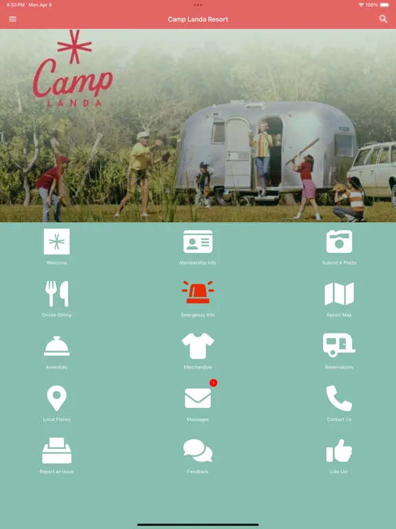Camp Landa iPad  سکرین شاٹس