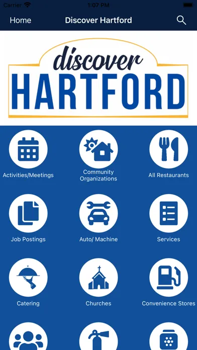 Capturas de tela do Discover Hartford