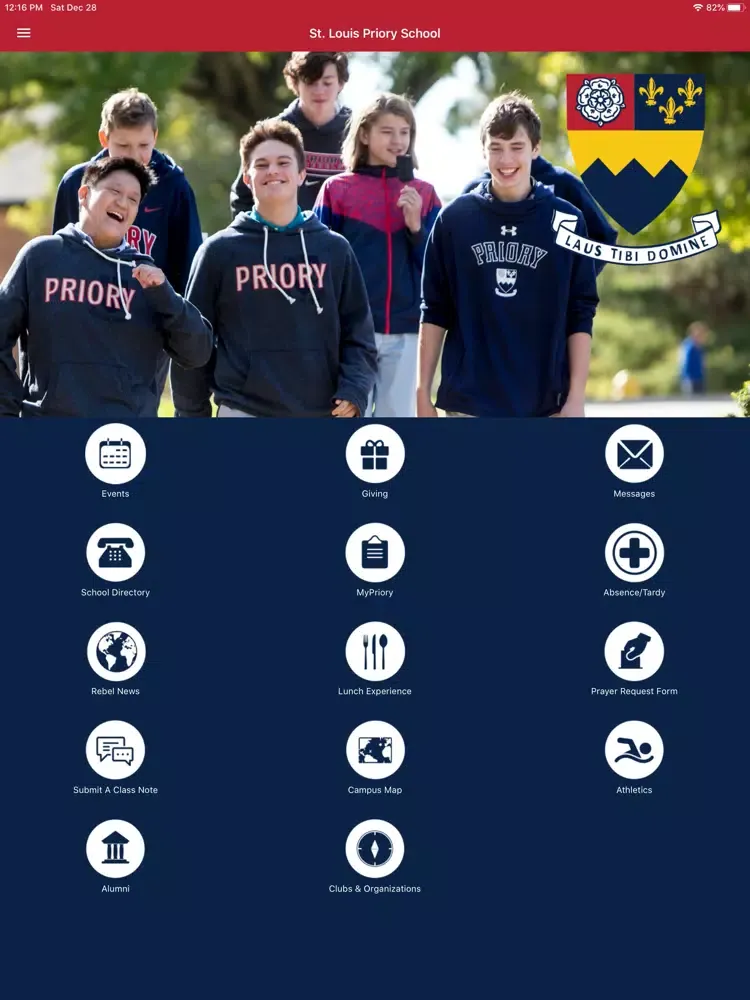 ภาพหน้าจอของ Saint Louis Priory School iPad 
