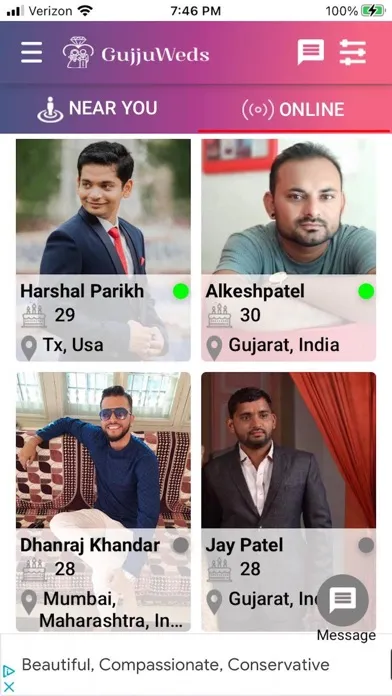 GujjuWeds - Gujarati Dating स्क्रीनशॉट