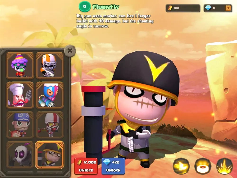 Capturas de tela do Mobi Army 5 iPad 