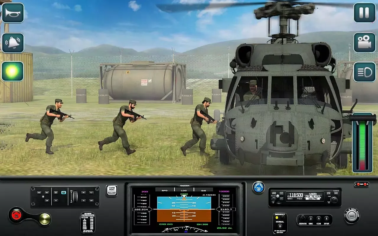 Army Helicopter Transport Game Screenshots