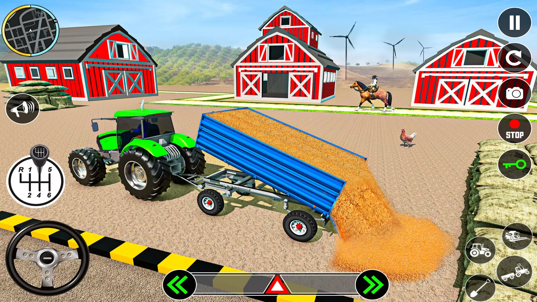 Tangkapan layar Tractor Farming Tractor Games