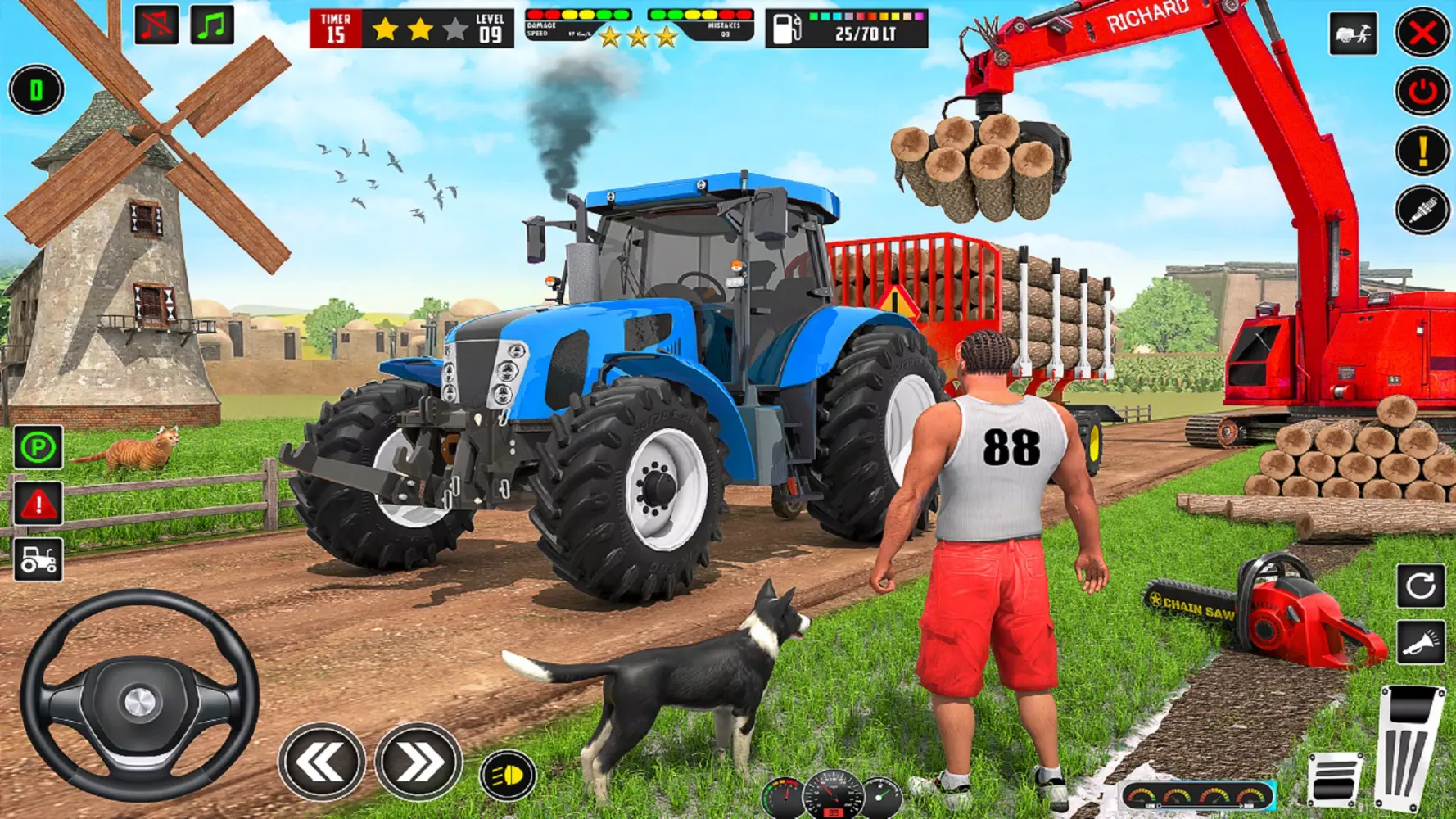 Tangkapan layar Tractor Farming Tractor Games