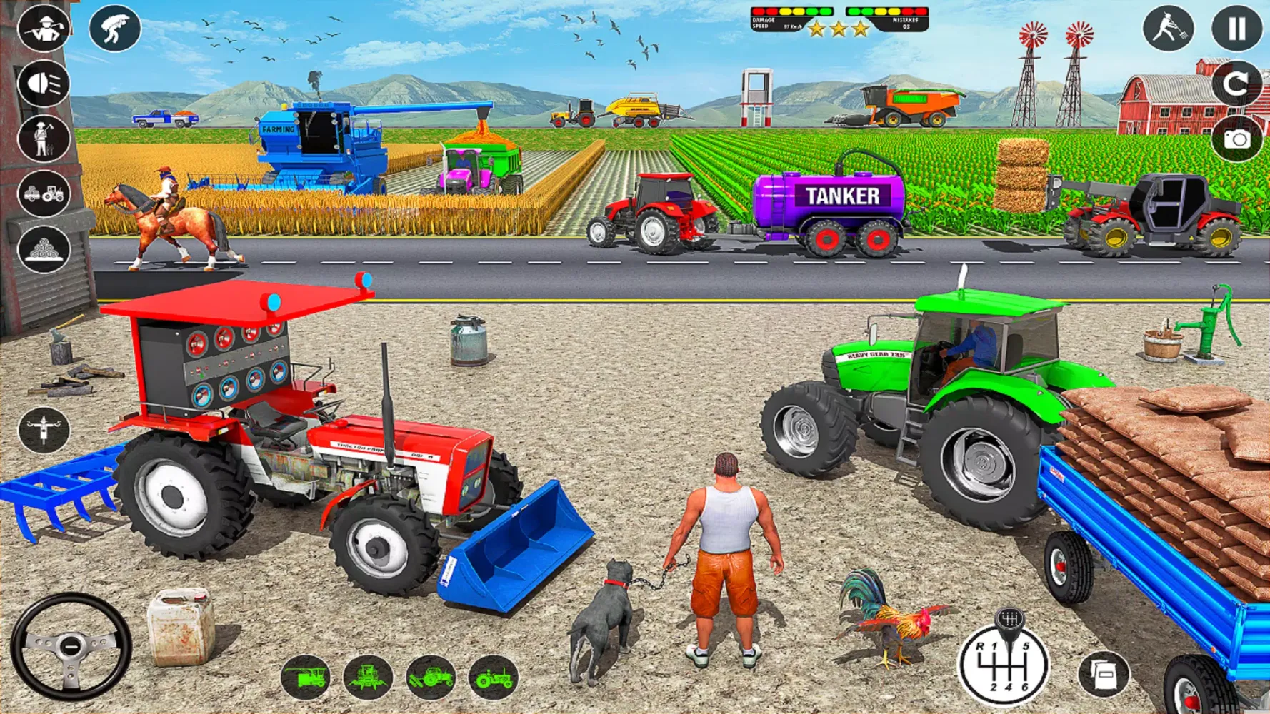 Tangkapan layar Tractor Farming Tractor Games
