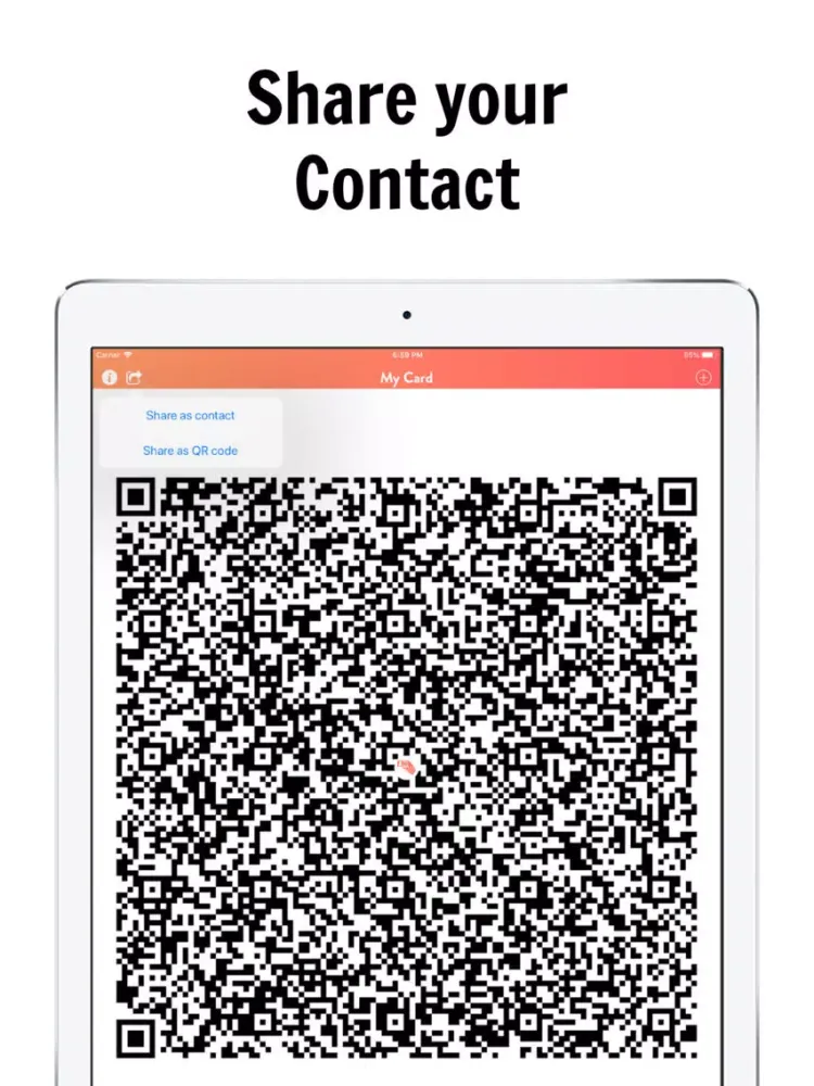 Get My Contact iPad  Screenshots