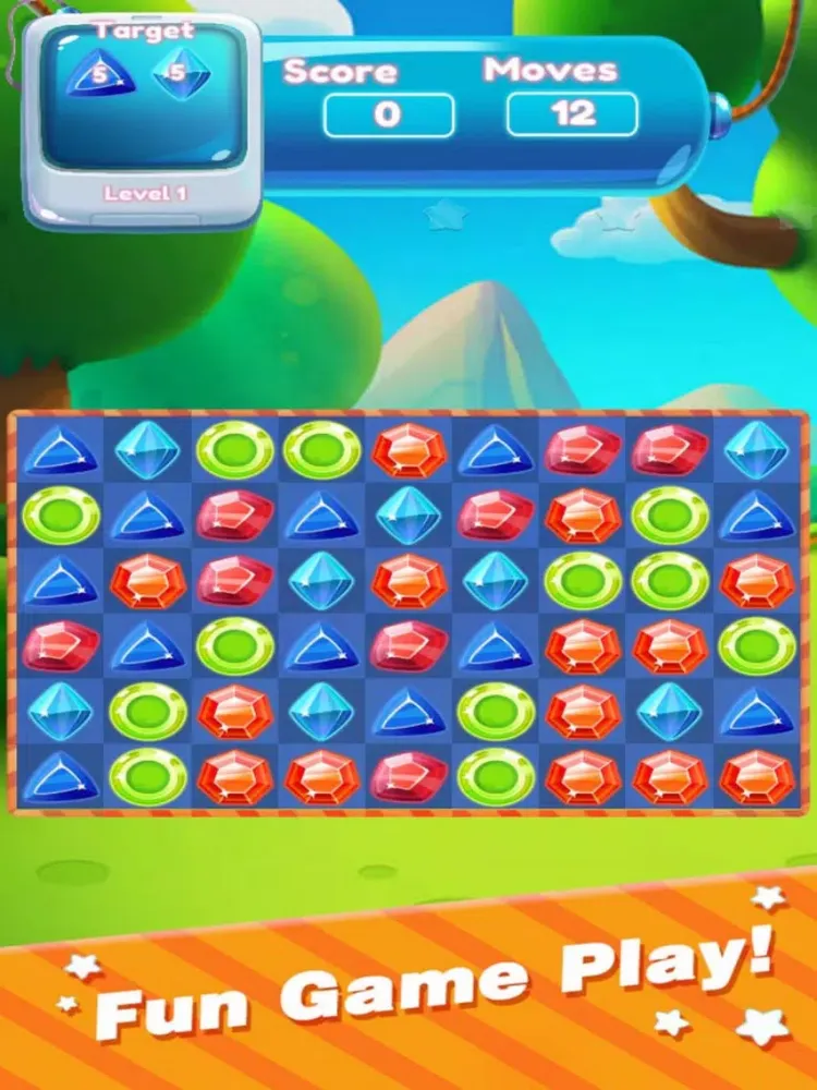 Capturas de tela do Jewel Sweet! Classic Game iPad 