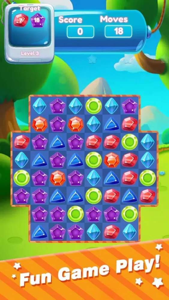 Capturas de tela do Jewel Sweet! Classic Game