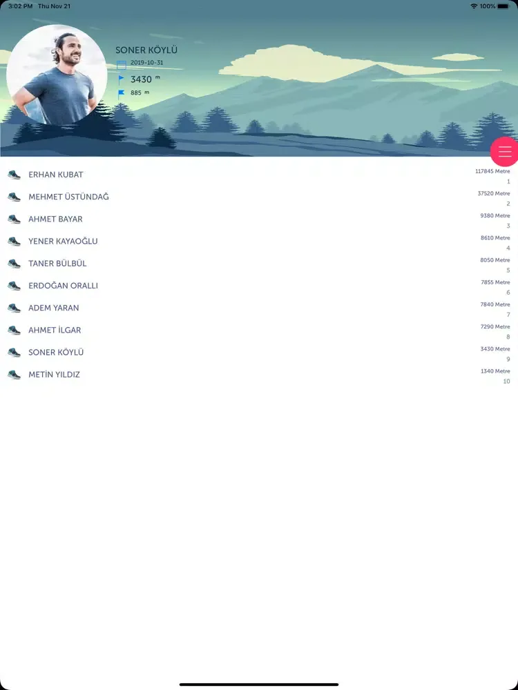 Zrzuty ekranu Sağlıklı Yürüyüş iPad 