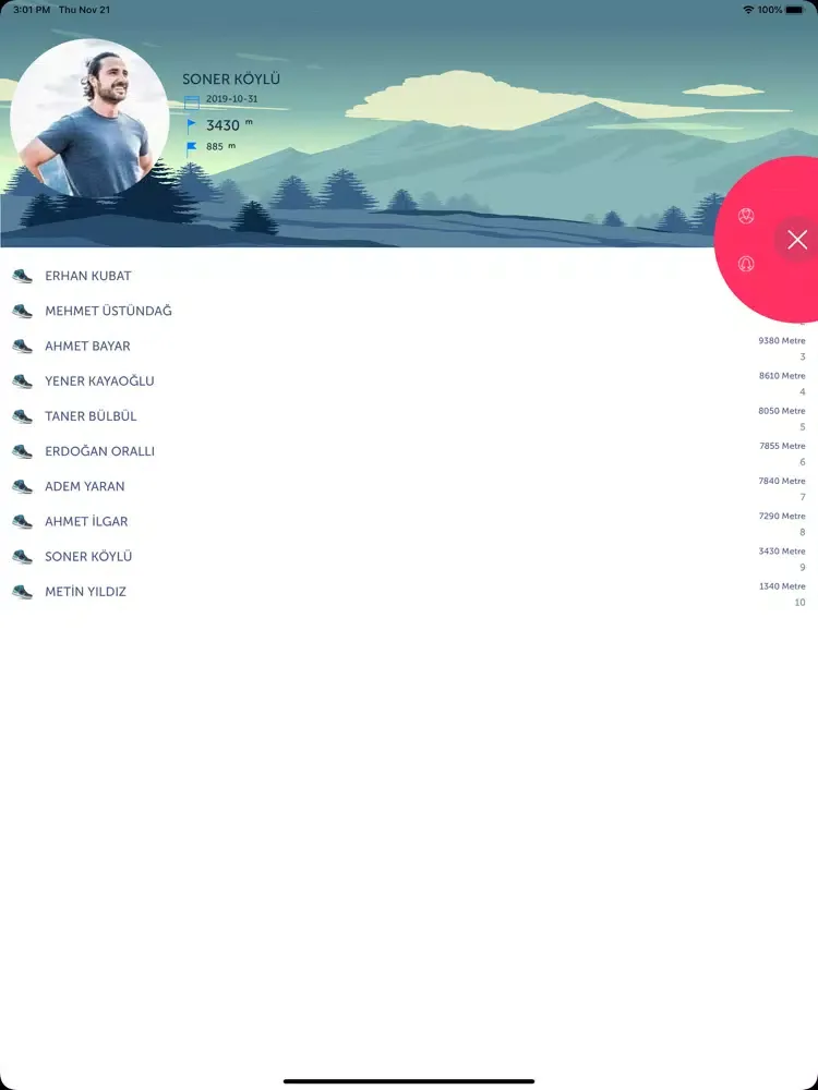 Zrzuty ekranu Sağlıklı Yürüyüş iPad 
