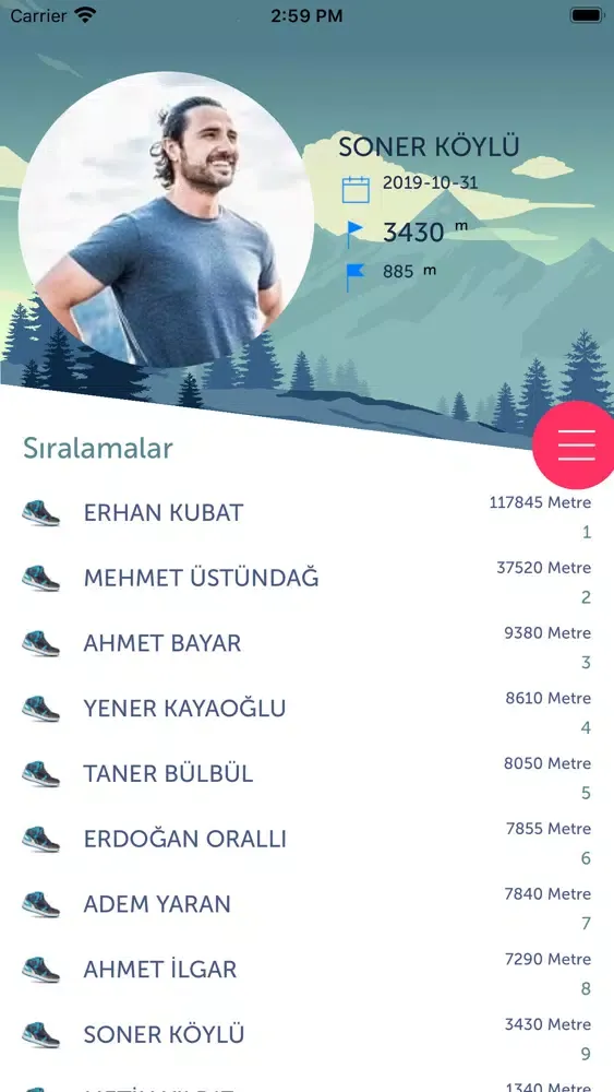 Zrzuty ekranu Sağlıklı Yürüyüş
