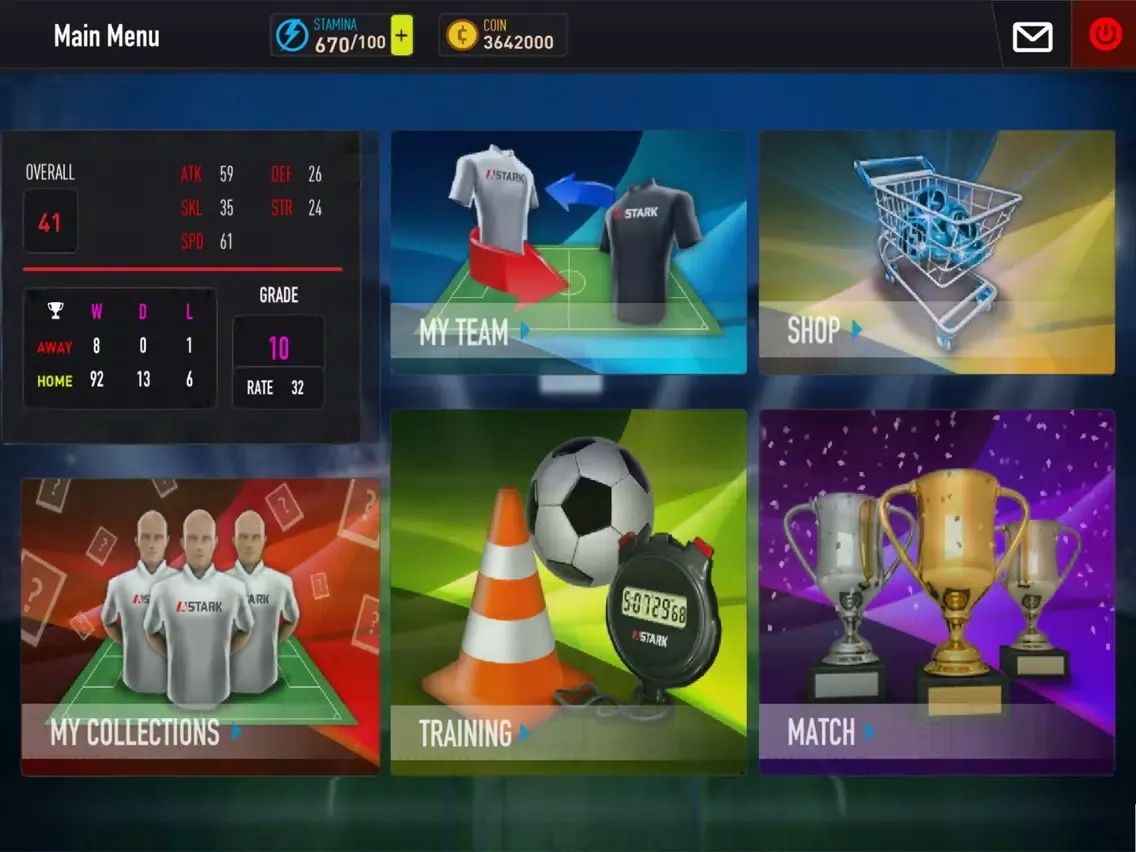 ASTARK FOOTBALL iPad  سکرین شاٹس