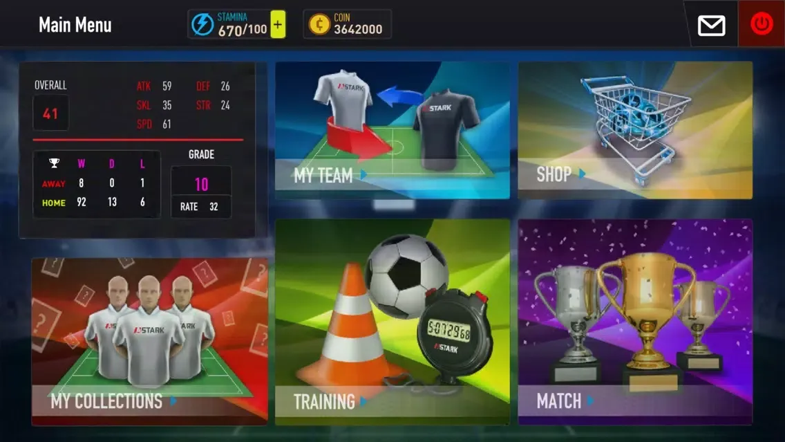 ASTARK FOOTBALL سکرین شاٹس
