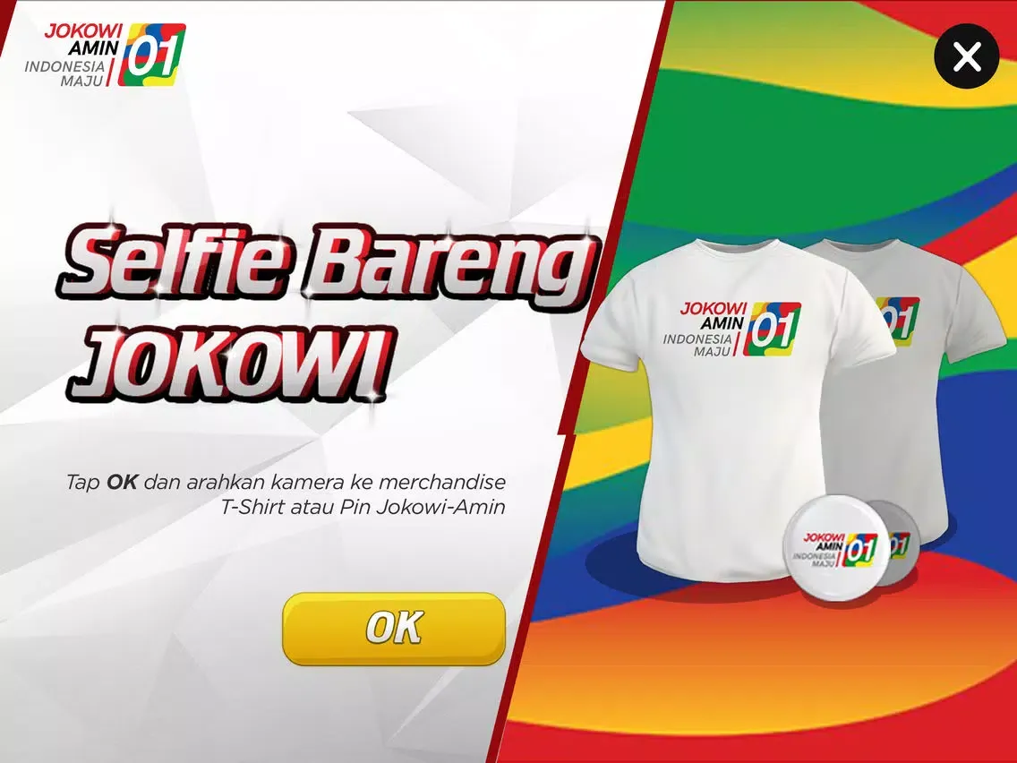 Captures d'écran de Selfie Bareng Jokowi iPad 