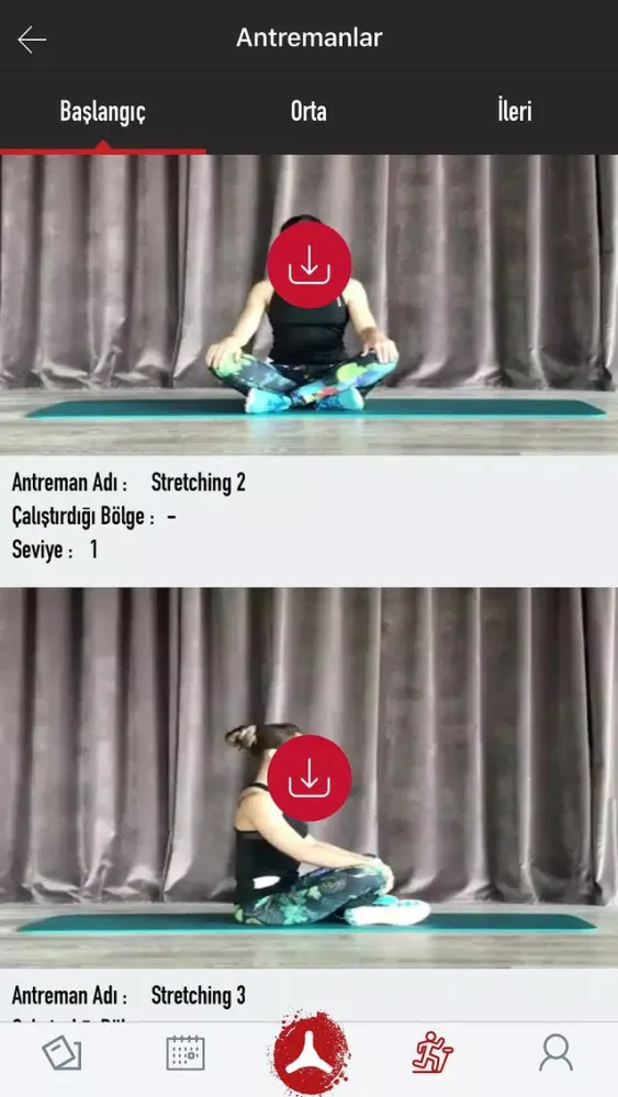 Captures d'écran de DeltaFitApp