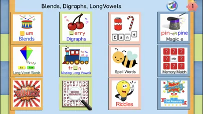 Long Vowels, Digraphs, Blends Screenshots