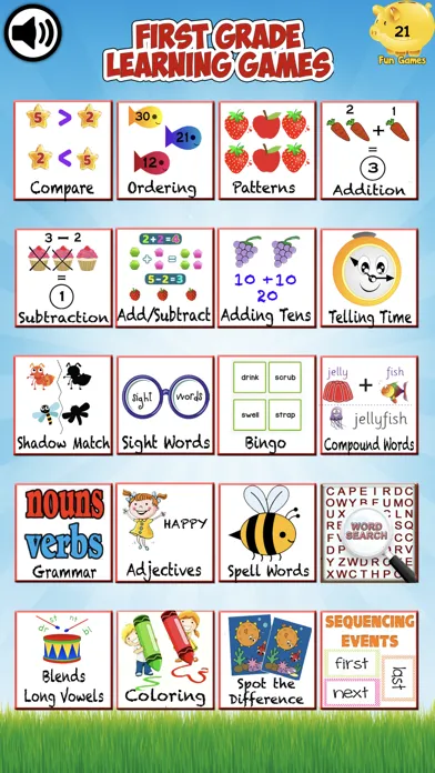 Screenshot di First Grade Kid Learning Games