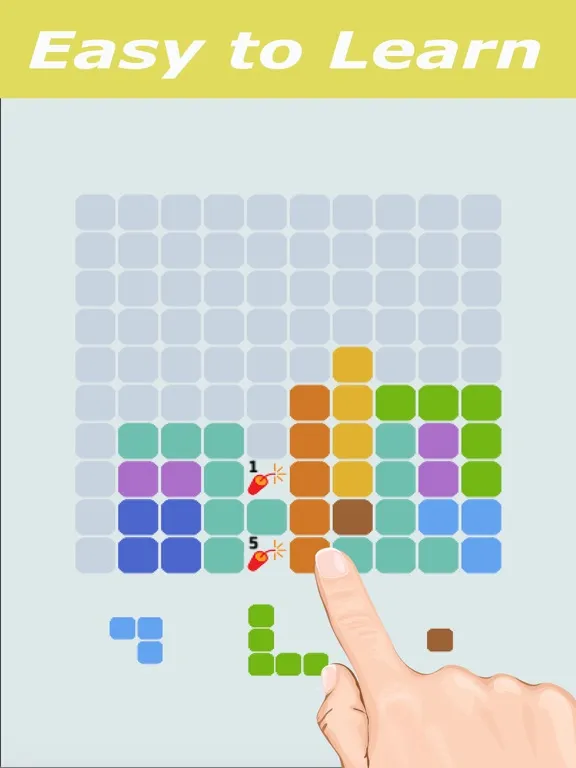 1010 Free to Fit Block Blitz Puzzle Geometry Games iPad  Screenshots